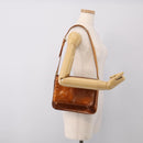 LOUIS VUITTON Monogram Vernis Thompson Street Bag Bronze M91124 LV Auth RV005-23