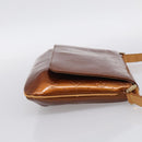 LOUIS VUITTON Monogram Vernis Thompson Street Bag Bronze M91124 LV Auth RV005-5