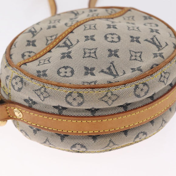 LOUIS VUITTON Monogram Mini Jeanne PM Shoulder Bag Blue M92001 LV Auth RV018
