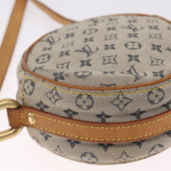 LOUIS VUITTON Monogram Mini Jeanne PM Shoulder Bag Blue M92001 LV Auth RV018