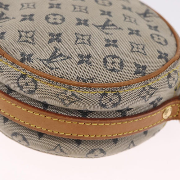 LOUIS VUITTON Monogram Mini Jeanne PM Shoulder Bag Blue M92001 LV Auth RV018