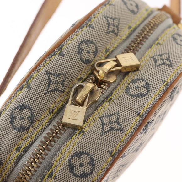 LOUIS VUITTON Monogram Mini Jeanne PM Shoulder Bag Blue M92001 LV Auth RV018