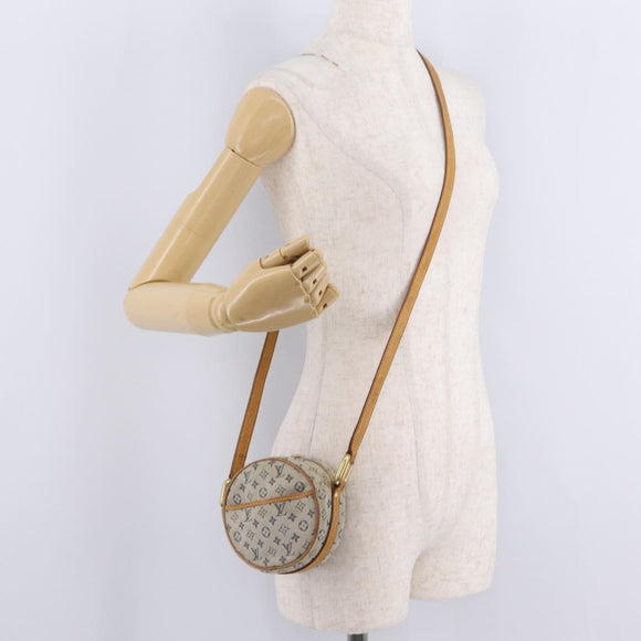 LOUIS VUITTON Monogram Mini Jeanne PM Shoulder Bag Blue M92001 LV Auth RV018