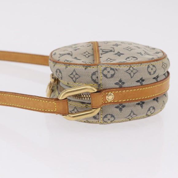 LOUIS VUITTON Monogram Mini Jeanne PM Shoulder Bag Blue M92001 LV Auth RV018
