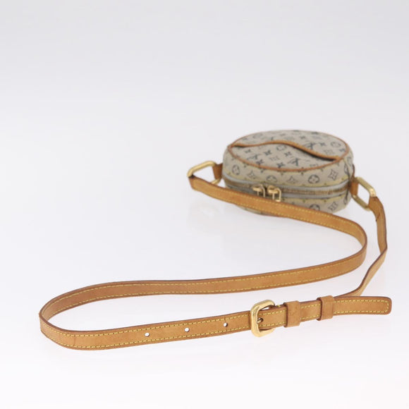LOUIS VUITTON Monogram Mini Jeanne PM Shoulder Bag Blue M92001 LV Auth RV018