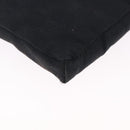 GUCCI GG Canvas Waist Bag Black Silver 28566 Auth RV029-14