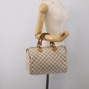LOUIS VUITTON Damier Azur Speedy 30 Hand Bag N41533 LV Auth RV033-20
