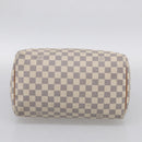 LOUIS VUITTON Damier Azur Speedy 30 Hand Bag N41533 LV Auth RV033-9
