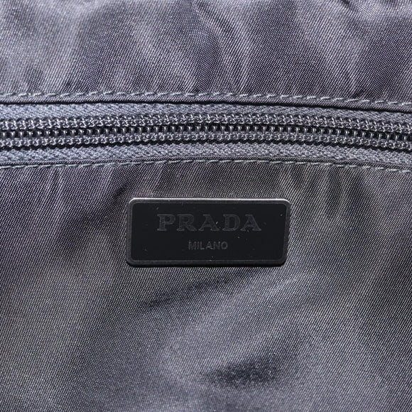 PRADA Camouflage Body Bag Nylon Navy Auth RV036A