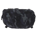 PRADA Camouflage Body Bag Nylon Navy Auth RV036A-3