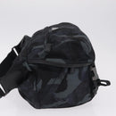 PRADA Camouflage Body Bag Nylon Navy Auth RV036A-5