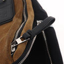 LOEWE Body Bag Suede BFLXFXSX01-1628 Brown Silver Auth RV038V-23