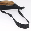 LOEWE Body Bag Suede BFLXFXSX01-1628 Brown Silver Auth RV038V-9
