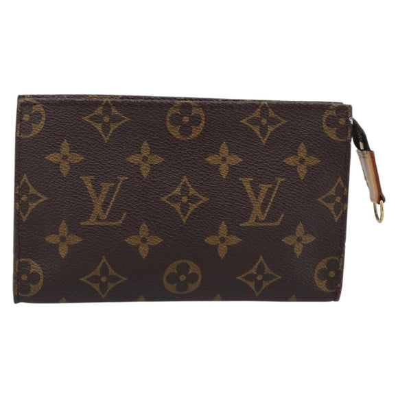 LOUIS VUITTON Monogram Bucket PM Pouch LV Auth RV042