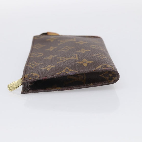 LOUIS VUITTON Monogram Bucket PM Pouch LV Auth RV042