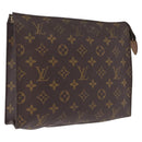 LOUIS VUITTON Monogram Poche Toilette 26 Pouch M47542 LV Auth RV043-1