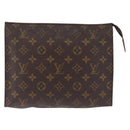 LOUIS VUITTON Monogram Poche Toilette 26 Pouch M47542 LV Auth RV043-2