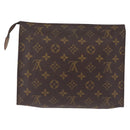 LOUIS VUITTON Monogram Poche Toilette 26 Pouch M47542 LV Auth RV043-3