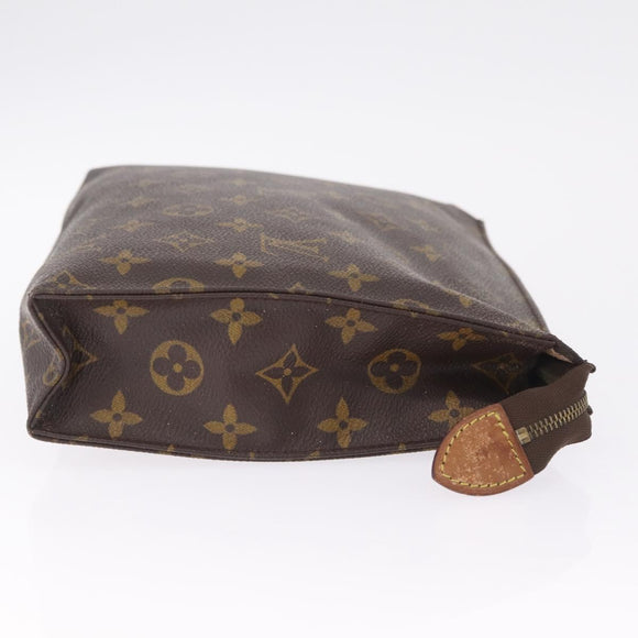LOUIS VUITTON Monogram Poche Toilette 26 Pouch M47542 LV Auth RV043