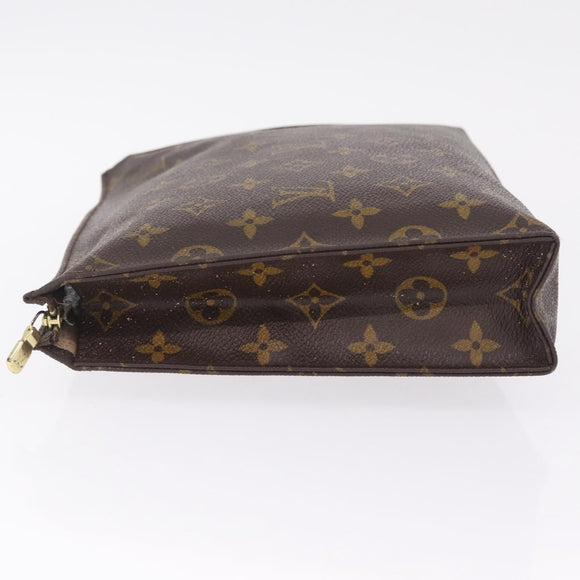 LOUIS VUITTON Monogram Poche Toilette 26 Pouch M47542 LV Auth RV043