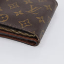 LOUIS VUITTON Monogram Compact Zip Wallet M61667 LV Auth RV047-10