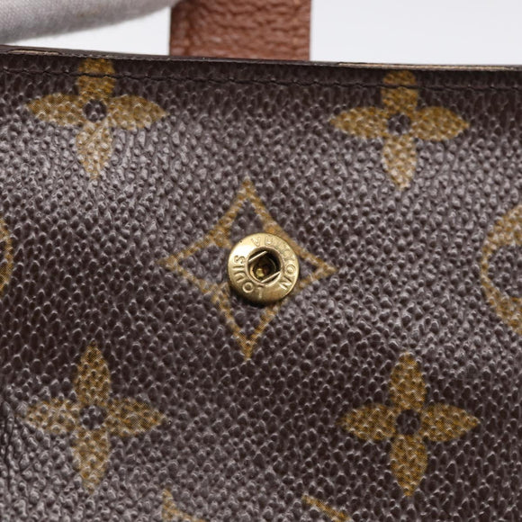 LOUIS VUITTON Monogram Compact Zip Wallet M61667 LV Auth RV047