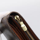LOUIS VUITTON Monogram Compact Zip Wallet M61667 LV Auth RV047-14
