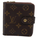 LOUIS VUITTON Monogram Compact Zip Wallet M61667 LV Auth RV047-2