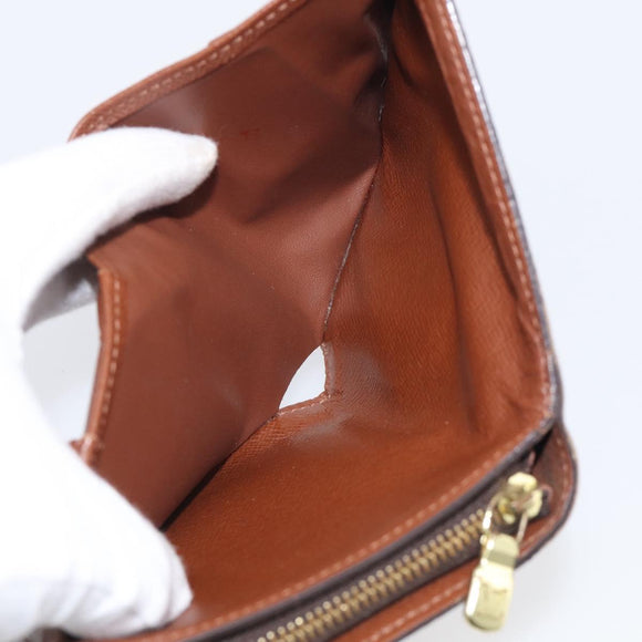 LOUIS VUITTON Monogram Compact Zip Wallet M61667 LV Auth RV047