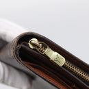 LOUIS VUITTON Monogram Compact Zip Wallet M61667 LV Auth RV047-22