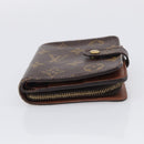 LOUIS VUITTON Monogram Compact Zip Wallet M61667 LV Auth RV047-7
