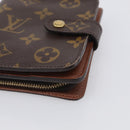 LOUIS VUITTON Monogram Compact Zip Wallet M61667 LV Auth RV047-7