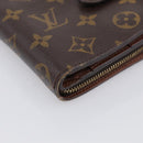 LOUIS VUITTON Monogram Compact Zip Wallet M61667 LV Auth RV047-9