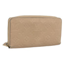 LOUIS VUITTON Monogram Empreinte Zippy Wallet Tour Rrail M69034 LV Auth RV049-1