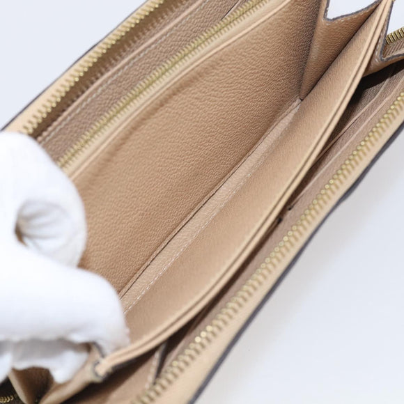 LOUIS VUITTON Monogram Empreinte Zippy Wallet Tour Rrail M69034 LV Auth RV049