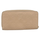 LOUIS VUITTON Monogram Empreinte Zippy Wallet Tour Rrail M69034 LV Auth RV049-3