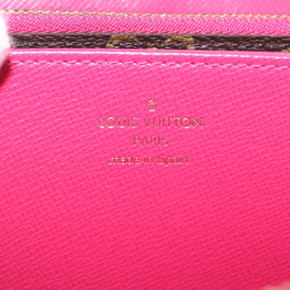 LOUIS VUITTON Monogram Vivienne Zippy Wallet Long Wallet M80857 LV Auth RV050M