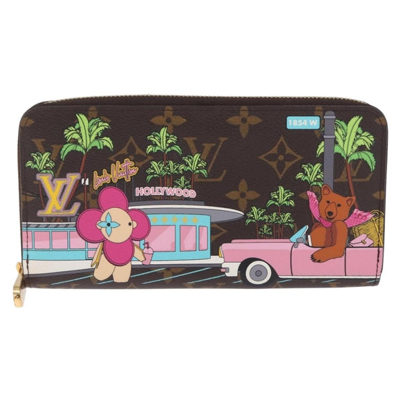 LOUIS VUITTON Monogram Vivienne Zippy Wallet Long Wallet M80857 LV Auth RV050M