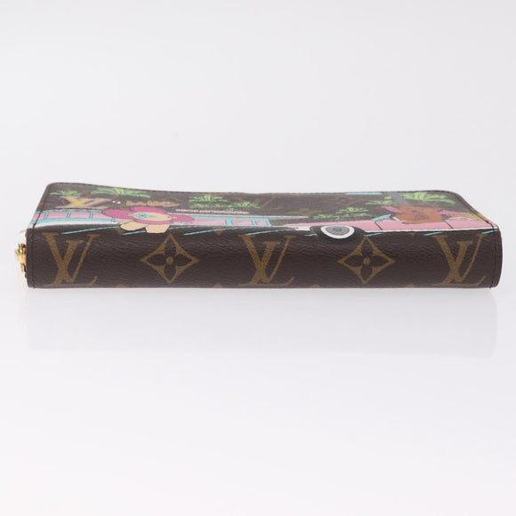 LOUIS VUITTON Monogram Vivienne Zippy Wallet Long Wallet M80857 LV Auth RV050M