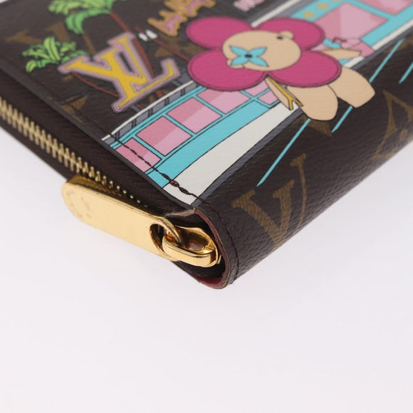 LOUIS VUITTON Monogram Vivienne Zippy Wallet Long Wallet M80857 LV Auth RV050M