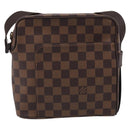 LOUIS VUITTON Damier Ebene Olaf PM Shoulder Bag N41442 LV Auth RV052V-2