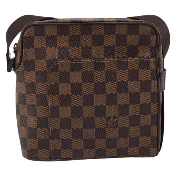 LOUIS VUITTON Damier Ebene Olaf PM Shoulder Bag N41442 LV Auth RV052V