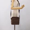 LOUIS VUITTON Damier Ebene Olaf PM Shoulder Bag N41442 LV Auth RV052V-23