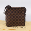 LOUIS VUITTON Damier Ebene Olaf PM Shoulder Bag N41442 LV Auth RV052V-24