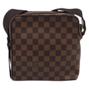 LOUIS VUITTON Damier Ebene Olaf PM Shoulder Bag N41442 LV Auth RV052V-3
