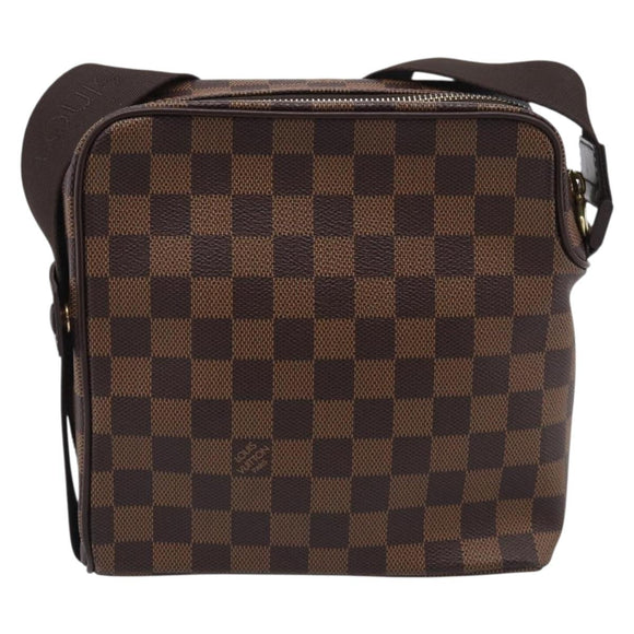 LOUIS VUITTON Damier Ebene Olaf PM Shoulder Bag N41442 LV Auth RV052V