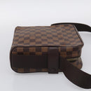 LOUIS VUITTON Damier Ebene Olaf PM Shoulder Bag N41442 LV Auth RV052V-5