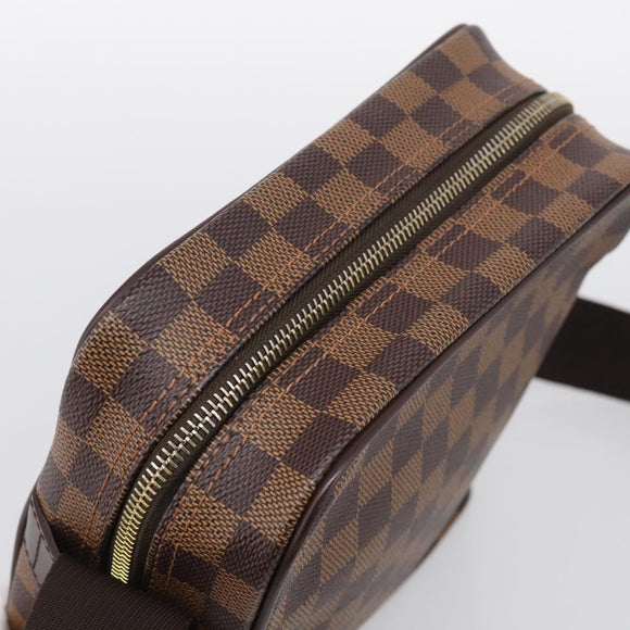 LOUIS VUITTON Damier Ebene Olaf PM Shoulder Bag N41442 LV Auth RV052V