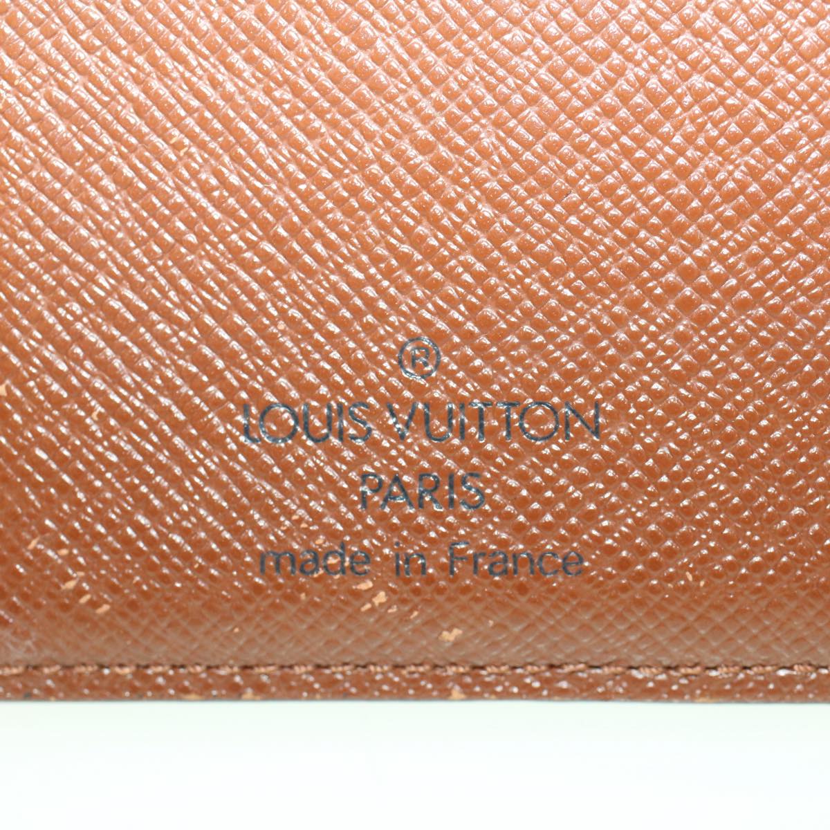 LOUIS VUITTON Monogram Porte Monnaie Billets Viennois Wallet M61663 Auth S701