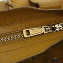 SAINT LAURENT Hand Bag Leather 2way Yellow Auth am1348s-17